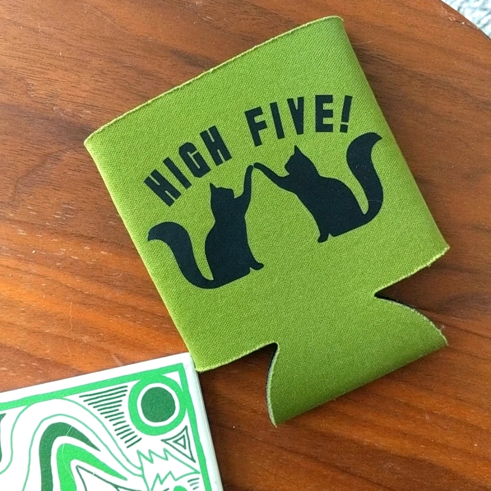 High Five! Cat Koozie